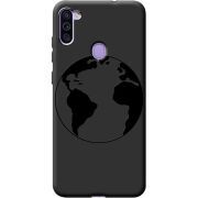 Черный чехол BoxFace Samsung Galaxy A11 (A115) Earth