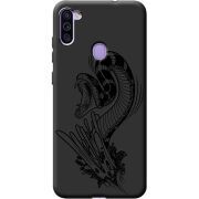Черный чехол BoxFace Samsung Galaxy A11 (A115) Snake