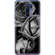 Чехол BoxFace Xiaomi Redmi 9 Black and White Roses