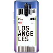 Прозрачный чехол BoxFace Xiaomi Redmi 9 Ticket Los Angeles