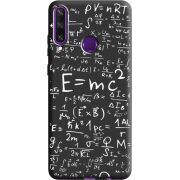 Черный чехол BoxFace Huawei Y6p E=mc2