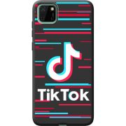 Черный чехол BoxFace Huawei Y5p Tik Tok