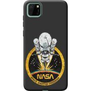 Черный чехол BoxFace Huawei Y5p NASA Spaceship
