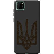 Черный чехол BoxFace Huawei Y5p Ukrainian Trident