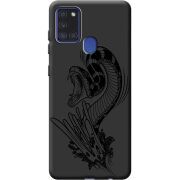 Черный чехол BoxFace Samsung A217 Galaxy A21s Snake