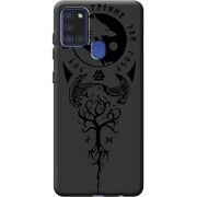 Черный чехол BoxFace Samsung A217 Galaxy A21s Hugin and Munin