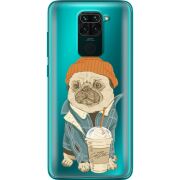 Прозрачный чехол BoxFace Xiaomi Redmi 10X Dog Coffeeman