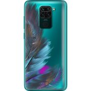 Прозрачный чехол BoxFace Xiaomi Redmi 10X Feathers
