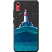 Черный чехол BoxFace Vivo Y91C Lighthouse