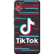 Черный чехол BoxFace Vivo Y91C Tik Tok