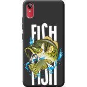 Черный чехол BoxFace Vivo Y91C Fish