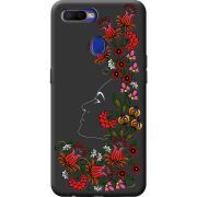 Черный чехол BoxFace OPPO A5S 3D Ukrainian Muse