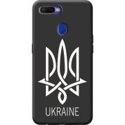 Черный чехол BoxFace OPPO A5S Тризуб монограмма ukraine