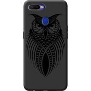 Черный чехол BoxFace OPPO A5S Owl