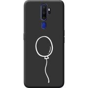 Черный чехол BoxFace OPPO A5 2020 Balloon