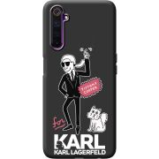 Черный чехол BoxFace Realme 6 For Karl