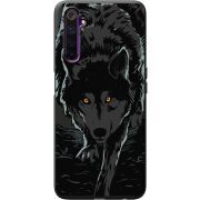 Черный чехол BoxFace Realme 6 Wolf