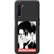 Черный чехол BoxFace Realme 6 Attack On Titan - Ackerman