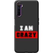 Черный чехол BoxFace Realme 6 I'm Crazy