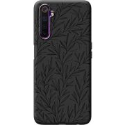 Черный чехол BoxFace Realme 6 Leaves