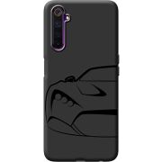 Черный чехол BoxFace Realme 6 Sportcar