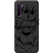 Черный чехол BoxFace Realme 6 Bear King