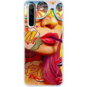 Чехол BoxFace Realme 6 Yellow Girl Pop Art