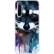 Чехол BoxFace Realme 6 Акварельный енот