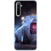 Чехол BoxFace Realme 6 Silver Car