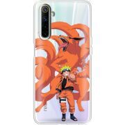 Прозрачный чехол BoxFace Realme 6 Naruto and Kurama