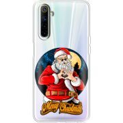 Прозрачный чехол BoxFace Realme 6 Cool Santa