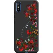 Черный чехол BoxFace Xiaomi Redmi 9A 3D Ukrainian Muse