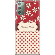 Чехол BoxFace Samsung N980 Galaxy Note 20 Именной Polka Dots