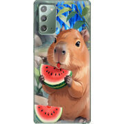 Чехол BoxFace Samsung N980 Galaxy Note 20 Капібара з кавуном