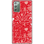 Чехол BoxFace Samsung N980 Galaxy Note 20 Happy Valentines