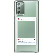 Прозрачный чехол BoxFace Samsung N980 Galaxy Note 20 Insta