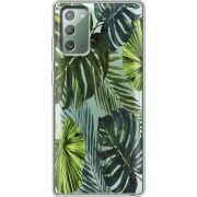 Прозрачный чехол BoxFace Samsung N980 Galaxy Note 20 Palm Tree
