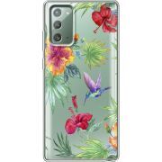 Прозрачный чехол BoxFace Samsung N980 Galaxy Note 20 Tropical