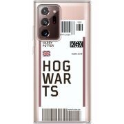 Прозрачный чехол BoxFace Samsung N985 Galaxy Note 20 Ultra Ticket Hogwarts