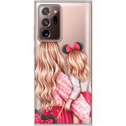 Прозрачный чехол BoxFace Samsung N985 Galaxy Note 20 Ultra Mouse Girls