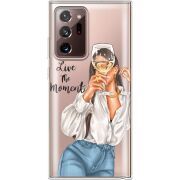 Прозрачный чехол BoxFace Samsung N985 Galaxy Note 20 Ultra Live The Moment