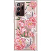 Прозрачный чехол BoxFace Samsung N985 Galaxy Note 20 Ultra Peony Watercolor Style