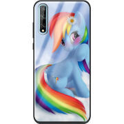 Защитный чехол BoxFace Glossy Panel Huawei P Smart S My Little Pony Rainbow Dash