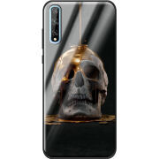 Защитный чехол BoxFace Glossy Panel Huawei P Smart S Gold Skull
