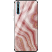 Защитный чехол BoxFace Glossy Panel Huawei P Smart S Print Marble