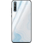 Защитный чехол BoxFace Glossy Panel Huawei P Smart S Light Marble