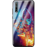 Защитный чехол BoxFace Glossy Panel Huawei P Smart S Astronaut in Space