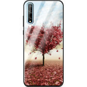 Защитный чехол BoxFace Glossy Panel Huawei P Smart S Tree of Love