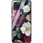 Защитный чехол BoxFace Glossy Panel Samsung A217 Galaxy A21s Peonies