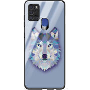 Защитный чехол BoxFace Glossy Panel Samsung A217 Galaxy A21s Wolfie